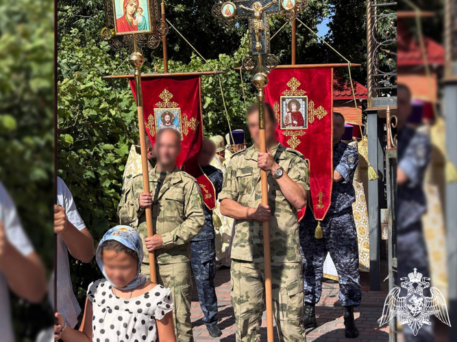 Росгвардейцы в Запорожской области почтили память небесного покровителя ведомства святого князя Владимира