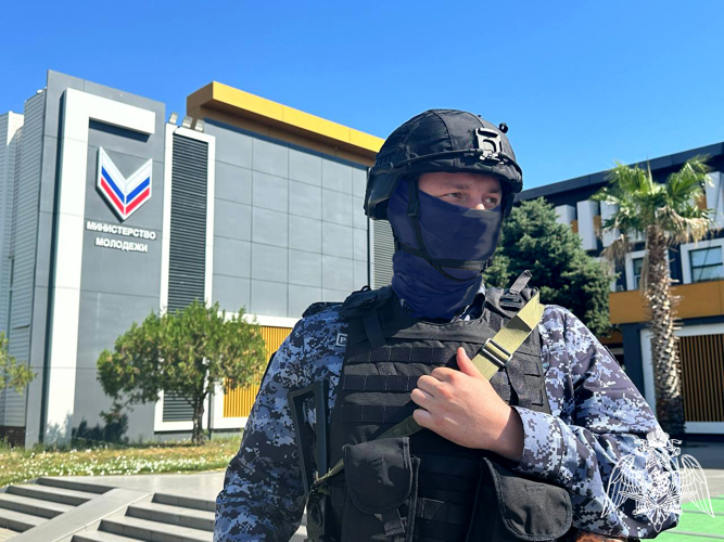 При участии Росгвардии в Запорожской области обеспечена безопасность крупного молодежного праздника
