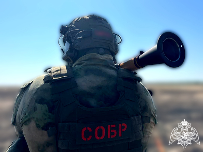 Учебно-методический сбор с гранатометчиками Росгвардии завершился в Запорожской области
