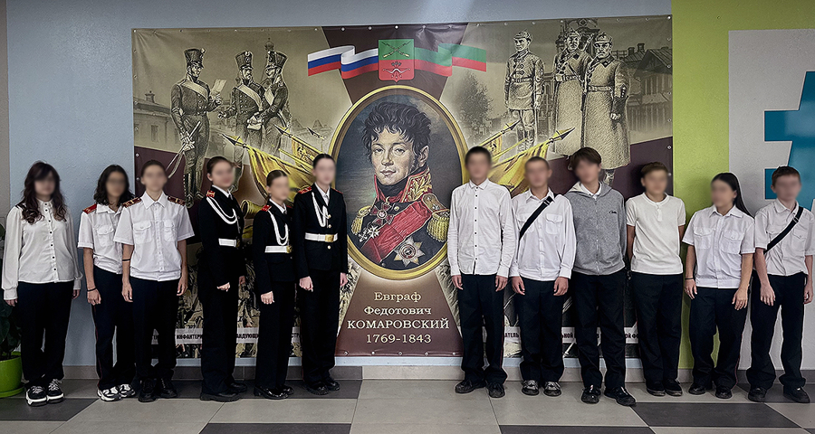 В мелитопольской школе прошел тематический урок, посвященный родоначальнику Росгвардии