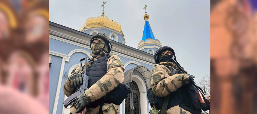 В Запорожской области при участии Росгвардии обеспечена безопасность религиозных мероприятий, посвященных православной святыне