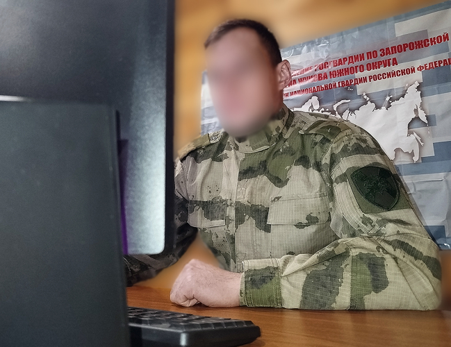Росгвардейцы и кадеты ведомства присоединились к акции «Военно-патриотический диктант — 2025» в Запорожской области