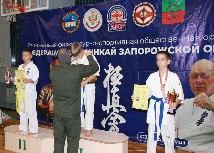 В Запорожской области прошел традиционный турнир по Киокусинкай карате, посвященный памяти офицера Росгвардии
