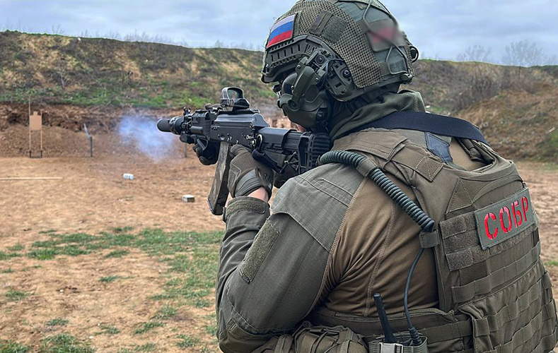 В Запорожской области прошли соревнования спецназа Росгвардии