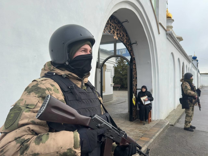 Росгвардейцы в Запорожской области обеспечили безопасность рождественских праздников 