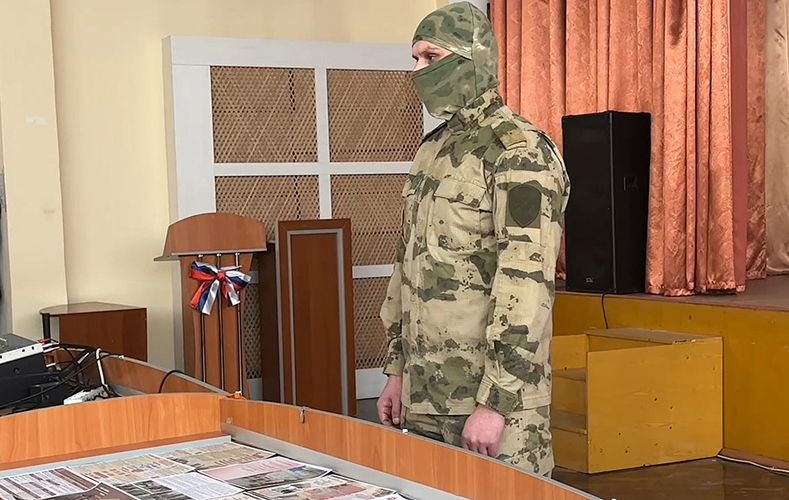 Офицеры Росгвардии встретились со студентами мелитопольского колледжа 