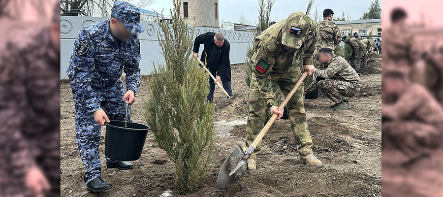 Аллея Росгвардии появилась в Запорожской области