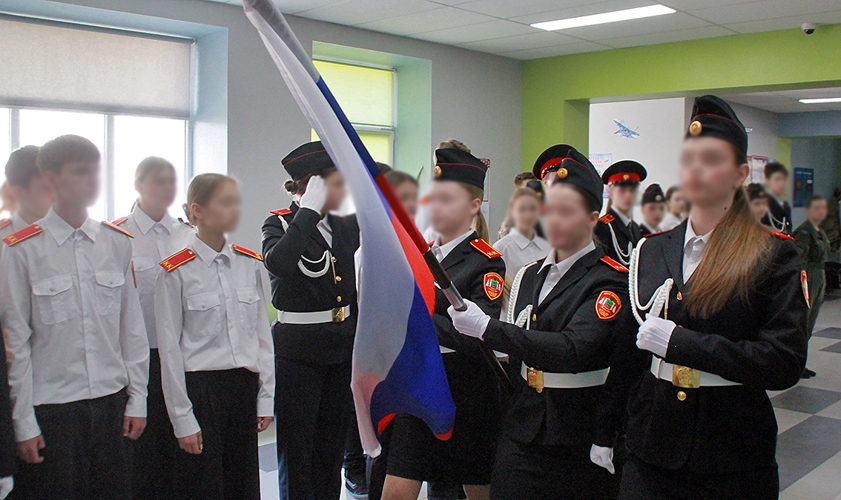 В Запорожской области наградили кадетов профильных классов Росгвардии