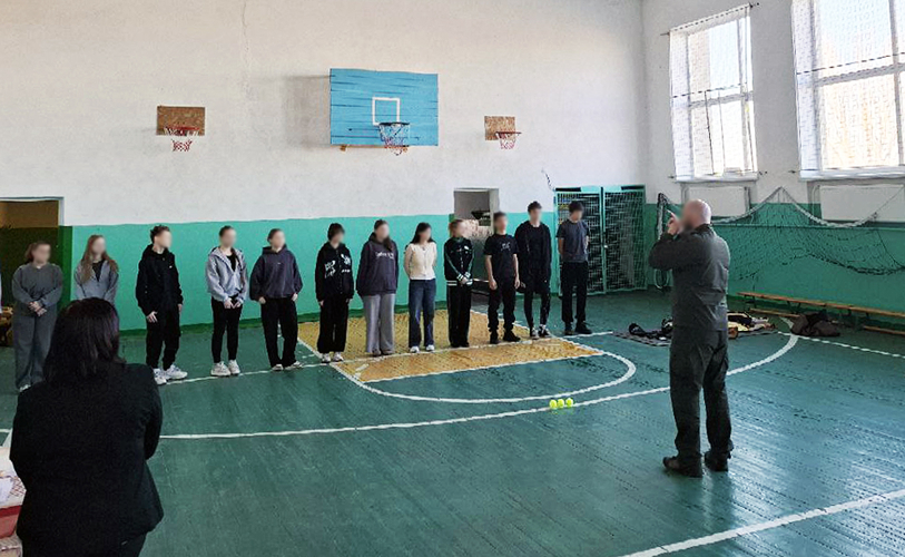 В Запорожской области офицер Росгвардии вошел в состав жюри школьной олимпиады