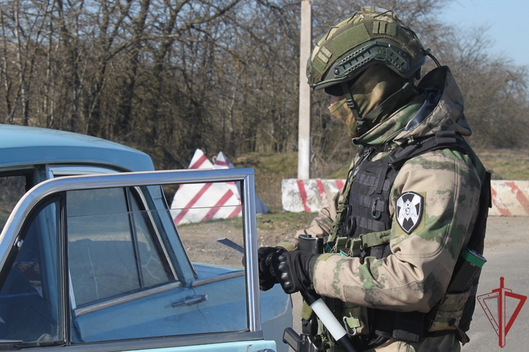Росгвардия обеспечивает безопасность в Запорожской и Херсонской областях