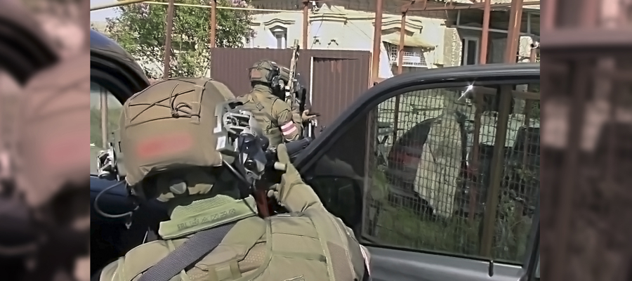 При содействии спецназа Росгвардии в Запорожской области задержаны подозреваемые в государственной измене
