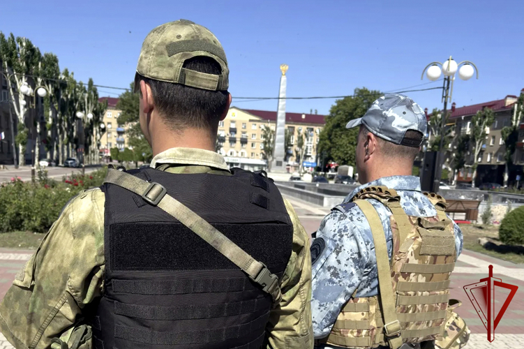 При участии Росгвардии в День молодежи обеспечена безопасность жителей Запорожской области