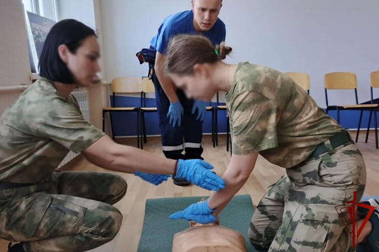 Росгвардейцы в Запорожской области прошли курсы оказания первой медицинской помощи