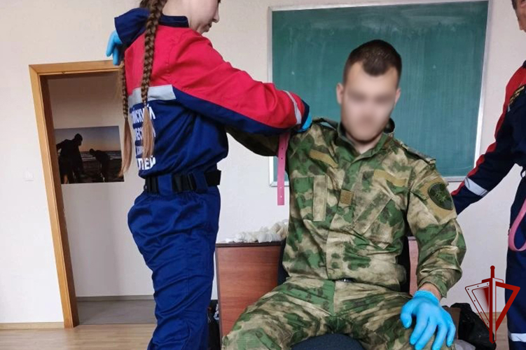Росгвардейцы в Запорожской области прошли курсы оказания первой медицинской помощи