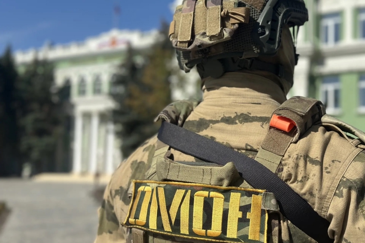 В Запорожской области с участием Росгвардии прошла антитеррористическая тренировка в МелГУ